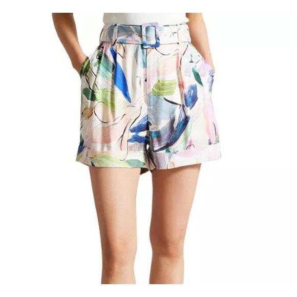 Ted Baker Pants - Ted Baker Tarinah Printed Tailored Shorts Size 4